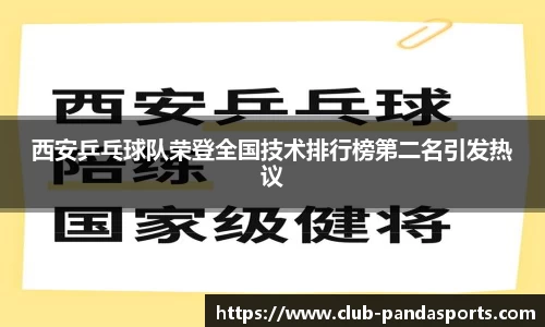 西安乒乓球队荣登全国技术排行榜第二名引发热议